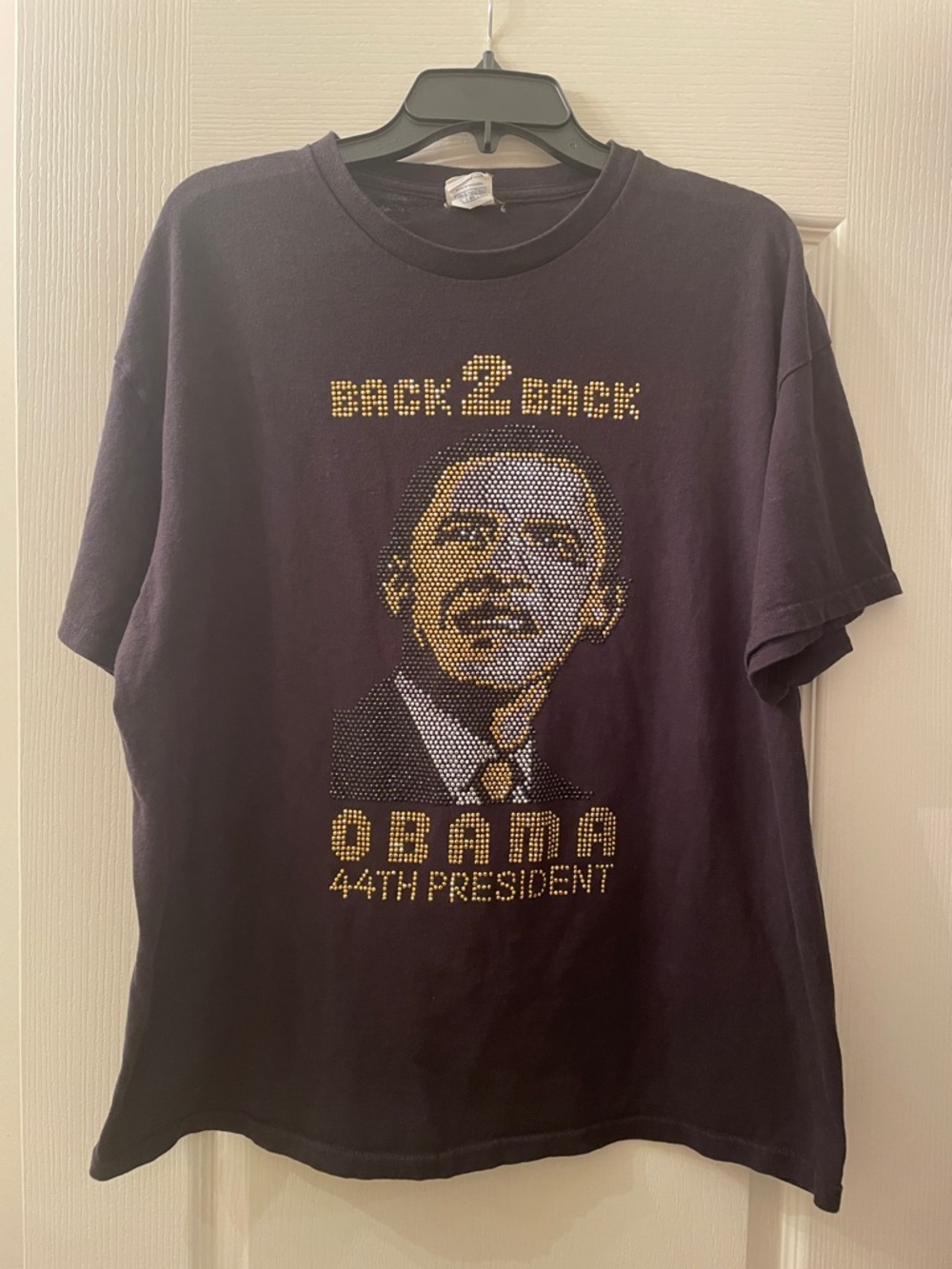 Studded Obama graphic T-Shirt